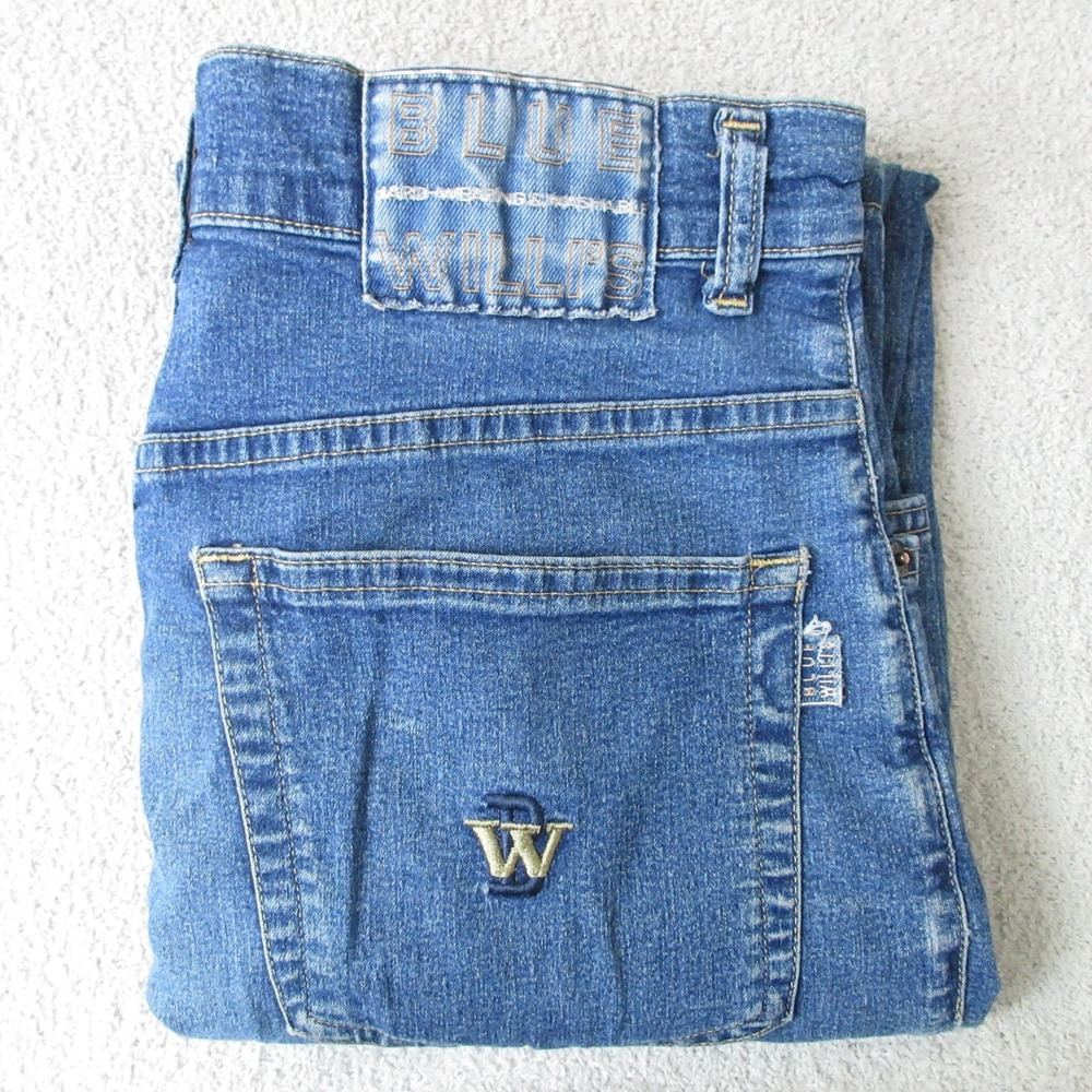 Vintage Blue Willi's Womens Jeans High Waist Mom Jeans Blue Denim Size 8